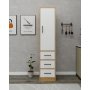 HANAH HOME Višenamenski ormar Modera Sapphire Oak White - slika 1