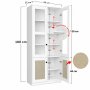 HANAH HOME Višenamenski ormar Lisa 1600 202 - slika 5