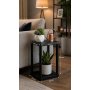 HANAH HOME Višenamenska polica Sakura 2 Black - slika 1