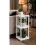 HANAH HOME Višenamenska polica Sakura 3 White - slika 1
