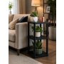 HANAH HOME Višenamenska polica Sakura 3 Black - slika 2