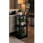 HANAH HOME Višenamenska polica Sakura 3 Black - slika 1