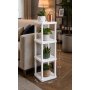 HANAH HOME Višenamenska polica Sakura 4 White - slika 2