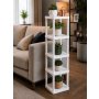 HANAH HOME Višenamenska polica Sakura 5 White - slika 2