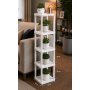 HANAH HOME Višenamenska polica Sakura 5 White - slika 1