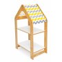 HANAH HOME Višenamenska polica Multipurpose Shelves 2 Natural White Yellow - slika 1