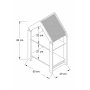 HANAH HOME Višenamenska polica Multipurpose Shelves 2 White Yellow - slika 4