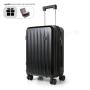 TRIPMATES Ručni kofer (kabinski) 55 cm + gratis organizator za dokumenta - Crna - slika 1
