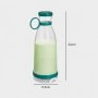HOMEMATES Prenosivi blender na bateriju zelene boje 380ml - slika 2