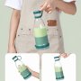 HOMEMATES Prenosivi blender na bateriju zelene boje 380ml - slika 4