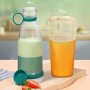 HOMEMATES Prenosivi blender na bateriju zelene boje 380ml - slika 5