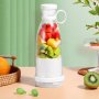 HOMEMATES Prenosivi blender na bateriju bele boje 380ml - slika 1