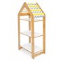 HANAH HOME Višenamenska polica Multipurpose Shelves 3 Natural White Yellow - slika 1