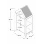 HANAH HOME Višenamenska polica Multipurpose Shelves 3 White Yellow - slika 4