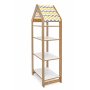 HANAH HOME Višenamenska polica Multipurpose Shelves 4 Natural White Yellow - slika 2