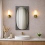 HANAH HOME Ogledalo Transparenza 39 x 72 Fume - slika 1