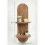 HANAH HOME Zidna polica Artmtkwll2D Oak - slika 5