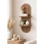 HANAH HOME Zidna polica Artmtkwll2D Oak - slika 1