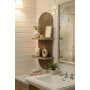HANAH HOME Zidna polica Artmtkwll2D Wenge - slika 2