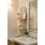 HANAH HOME Zidna polica Artmtkwll2D Whıte - slika 3