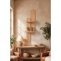 HANAH HOME Zidna polica Artmtkwll4 Oak - slika 2