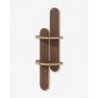 HANAH HOME Zidna polica Artmtkwll4 Wenge - slika 3