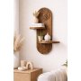 HANAH HOME Zidna polica Artmtkwll3 Oak - slika 2