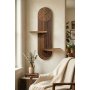 HANAH HOME Zidna polica Artmtkwll3 Wenge - slika 2