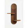 HANAH HOME Zidna polica Artmtkwll3 Wenge - slika 4