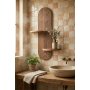 HANAH HOME Zidna polica Artmtkwll3 Wenge - slika 1