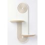 HANAH HOME Zidna polica Artmtkwll3 Whıte - slika 4
