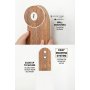 HANAH HOME Zidna polica Artmtkwll5 Oak - slika 4