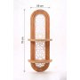 HANAH HOME Zidna polica Artmtkwll5 Oak - slika 5
