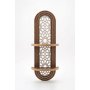 HANAH HOME Zidna polica Artmtkwll5 Wenge - slika 3