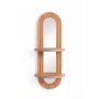 HANAH HOME Zidna polica Artmtkwll6 Oak - slika 3