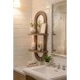 HANAH HOME Zidna polica Artmtkwll6 Wenge - slika 2