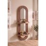 HANAH HOME Zidna polica Artmtkwll6 Wenge - slika 1