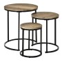 Bolzz OKRUGLI COFFE STO 3 KOM SET LIGHT - slika 1