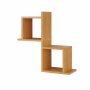 HANAH HOME Zidna polica Capri 2 Natural - slika 2