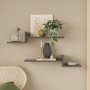 HANAH HOME Zidna polica Mykonos Anthracite - slika 2