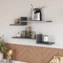 HANAH HOME Zidna polica Mykonos Anthracite - slika 1