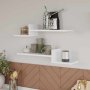 HANAH HOME Zidna polica Mykonos White - slika 1