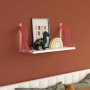 HANAH HOME Zidna polica Hunter Dog Pink - slika 1