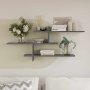 HANAH HOME Zidna polica Genoa Anthracite - slika 2