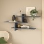 HANAH HOME Zidna polica Genoa Anthracite - slika 3