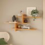 HANAH HOME Zidna polica Genoa Natural - slika 3