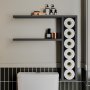 HANAH HOME Zidna polica Tiny Anthracite - slika 2