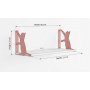 HANAH HOME Zidna polica Hunter Dog & Tiger Cat Pink - slika 5