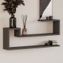 HANAH HOME Zidna polica Ravi Anthracite - slika 1