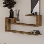 HANAH HOME Zidna polica Ravi Antique Walnut - slika 3
